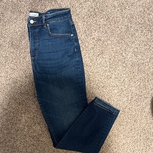 LOFT Women's Skinny Jeans - Dark Blue